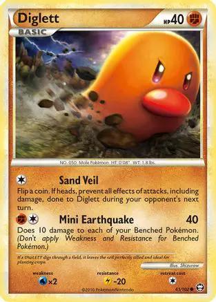 Diglett 061/102 - Triumphant