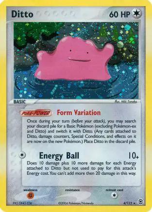 Ditto 004/112 - FireRed & LeafGreen Reverse Holofoil