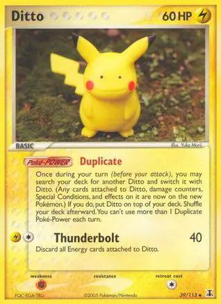 Ditto (Pikachu) 039/113 - Delta Species