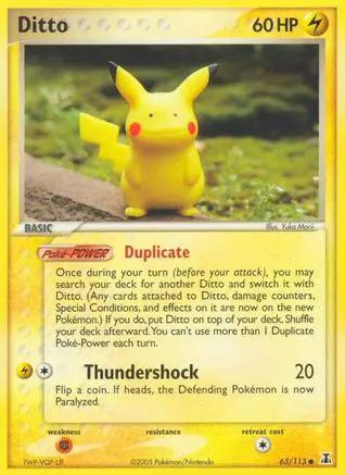 Ditto (Pikachu) 063/113 - Delta Species