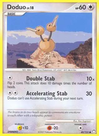 Doduo 080/123 - Mysterious Treasures Reverse Holofoil