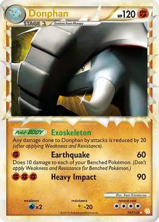 Donphan (Prime) 107/123 - HeartGold SoulSilver Holofoil