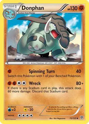 Donphan 072/135 - Plasma Storm Reverse Holofoil