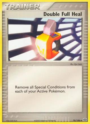 Double Full Heal 076 - Emerald - Reverse Holofoil