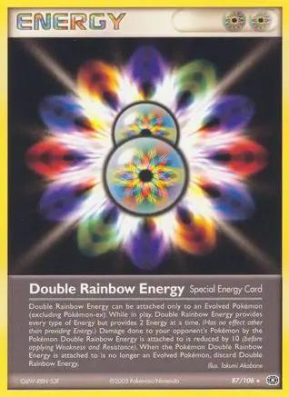 Double Rainbow Energy 087/106 - Emerald Reverse Holofoil