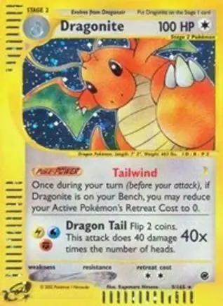 Dragonite 009/165 - Expedition Reverse Holofoil