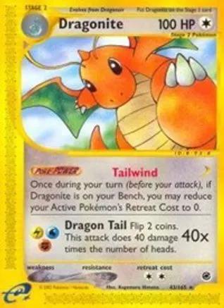 Dragonite 043/165 - Expedition Reverse Holofoil