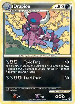 Drapion 004/102 - Triumphant Reverse Holofoil