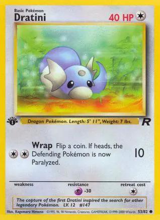Dratini 053/82 - Team Rocket 1st Edition