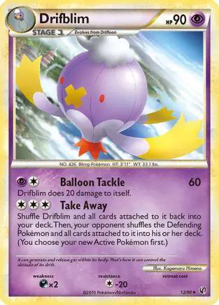 Drifblim 012/90 - Undaunted Reverse Holofoil