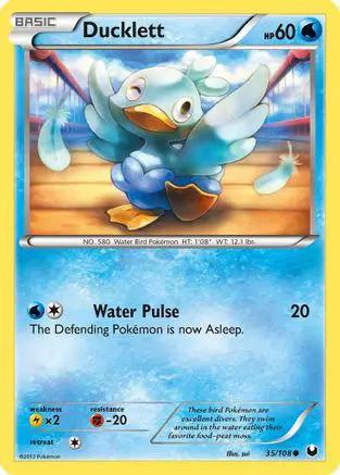 Ducklett 035/108 - Dark Explorers Reverse Holofoil