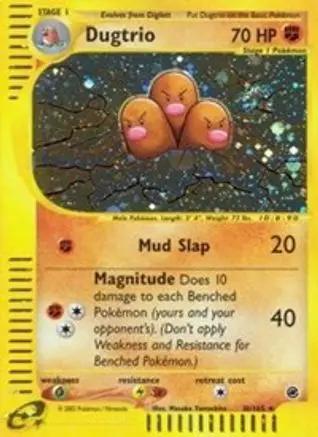 Dugtrio 010/165 - Expedition Holofoil