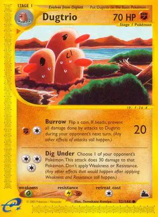 Dugtrio 052/144 - Skyridge Reverse Holofoil