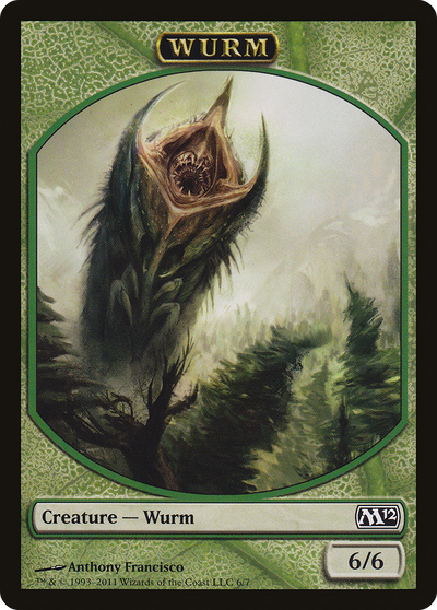 Wurm (M12-006) - Magic 2012 Tokens