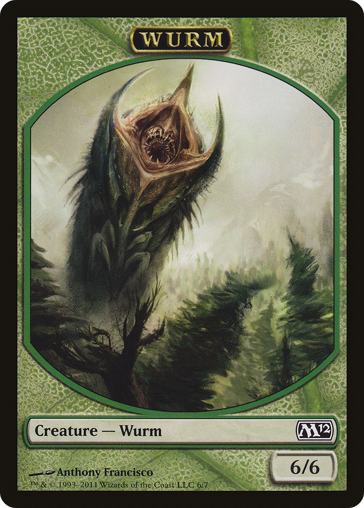 Wurm (M12-006) - Magic 2012 Tokens