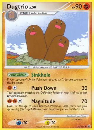Dugtrio 024/127 - Platinum