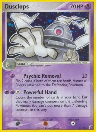 Dusclops 007/107 - Deoxys Reverse Holofoil