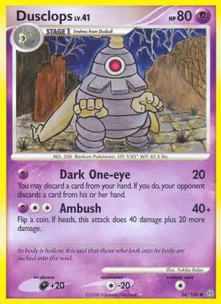 Dusclops 034/100 - Stormfront Reverse Holofoil