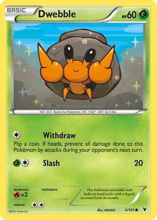 Dwebble 006/101 - Noble Victories Reverse Holofoil
