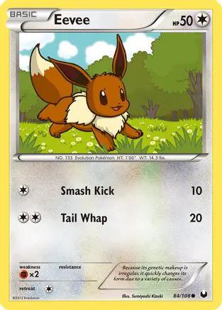 Eevee 084/108 - Dark Explorers Reverse Holofoil