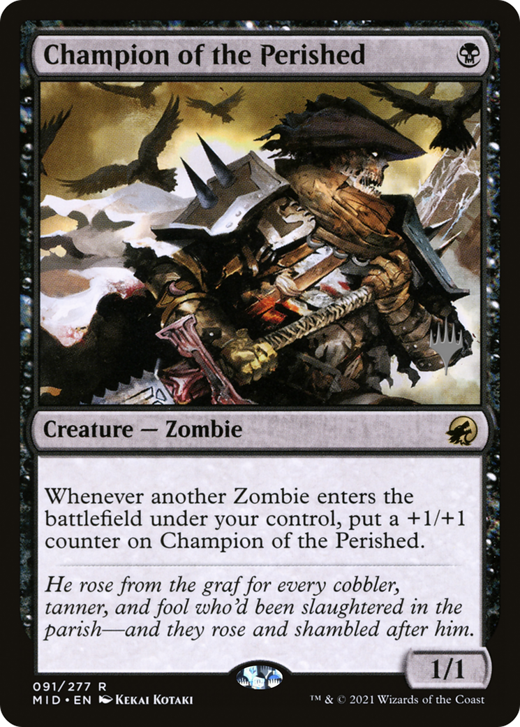 Champion of the Perished (PPMID-91P) - Innistrad: Midnight Hunt Promos Foil
