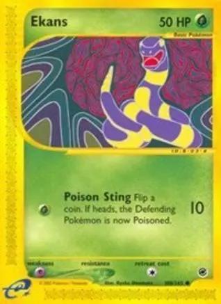 Ekans 108/165 - Expedition Reverse Holofoil