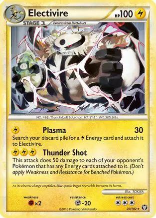 Electivire 020/102 - Triumphant Reverse Holofoil