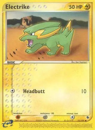 Electrike 052/109 - Ruby and Sapphire Reverse Holofoil