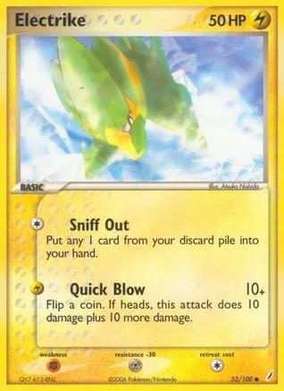 Electrike 052/100 - Crystal Guardians Reverse Holofoil