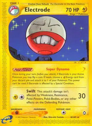 Electrode 008/147 - Aquapolis Reverse Holofoil