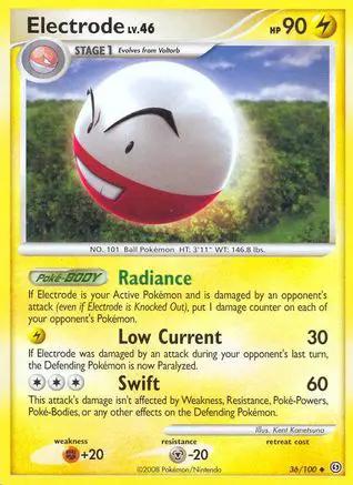 Electrode 036/100 - Stormfront Reverse Holofoil