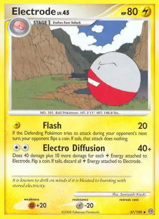 Electrode 037/100 - Stormfront Reverse Holofoil
