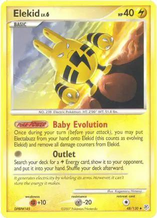 Elekid 048/130 - Diamond and Pearl Reverse Holofoil