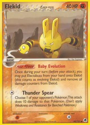 Elekid (Delta Species) 048/101 - Dragon Frontiers Reverse Holofoil