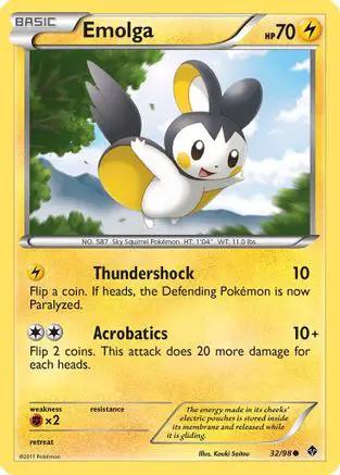 Emolga 032/98 - Emerging Powers Reverse Holofoil