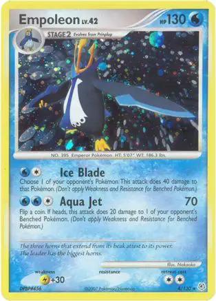 Empoleon 004/130 - Diamond and Pearl Reverse Holofoil