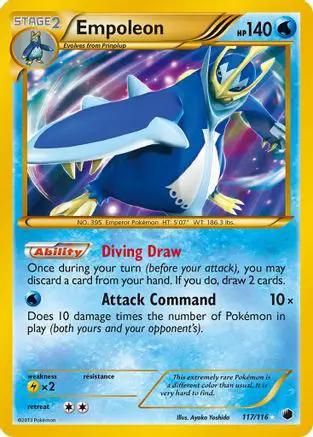 Empoleon (Secret Rare) 117/116 - Plasma Freeze Holofoil