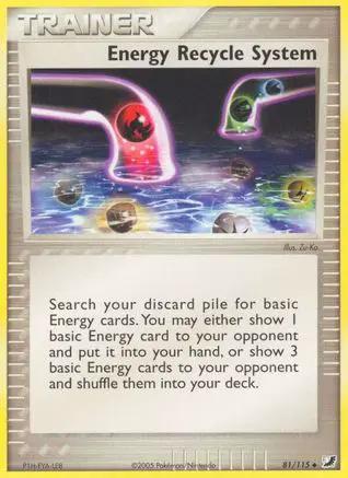 Energy Recycle System 081/115 - Unseen Forces Reverse Holofoil