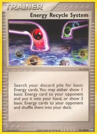 Energy Recycle System 073/108 - Power Keepers Reverse Holofoil
