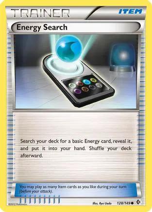 Energy Search 128/149 - Boundaries Crossed Reverse Holofoil