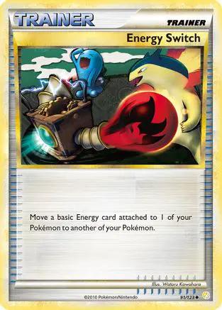 Energy Switch 091/123 - HeartGold SoulSilver Reverse Holofoil