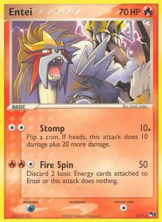 Entei 001/17 - POP Series 2
