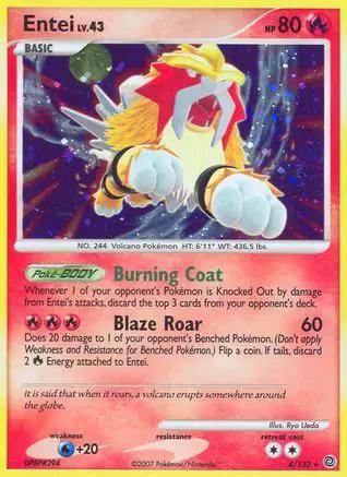 Entei 004/132 - Secret Wonders Reverse Holofoil