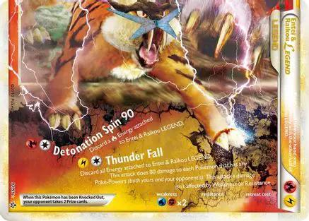 Entei & Raikou Legend (bottom) 091/95 - Unleashed Holofoil
