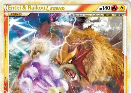 Entei & Raikou Legend (top) 090/95 - Unleashed Holofoil