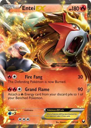 Entei EX 013/108 - Dark Explorers Holofoil