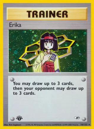 Erika 016/132 - Gym Heroes 1st Edition Holofoil