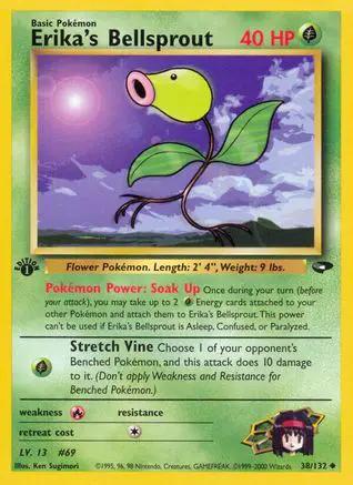 Erika's Bellsprout 038/132 - Gym Challenge 1st Edition