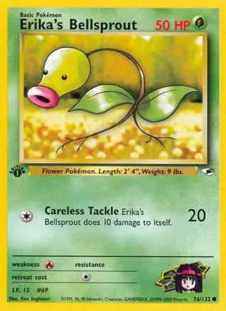 Erika's Bellsprout 076/132 - Gym Heroes 1st Edition