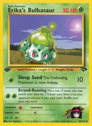 Erika's Bulbasaur 039/132 - Gym Challenge 1st Edition